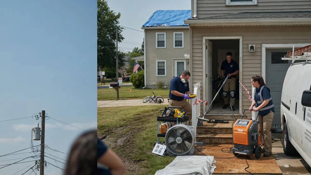 Water Damage Repair in Westphalia, IN near me